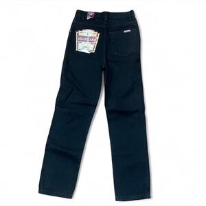 Vintage petite black jeans deadstock 24” waist bonjour 90s denim